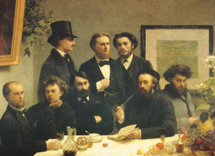 Un coin de table - tableau de Henri Fantin-Latour